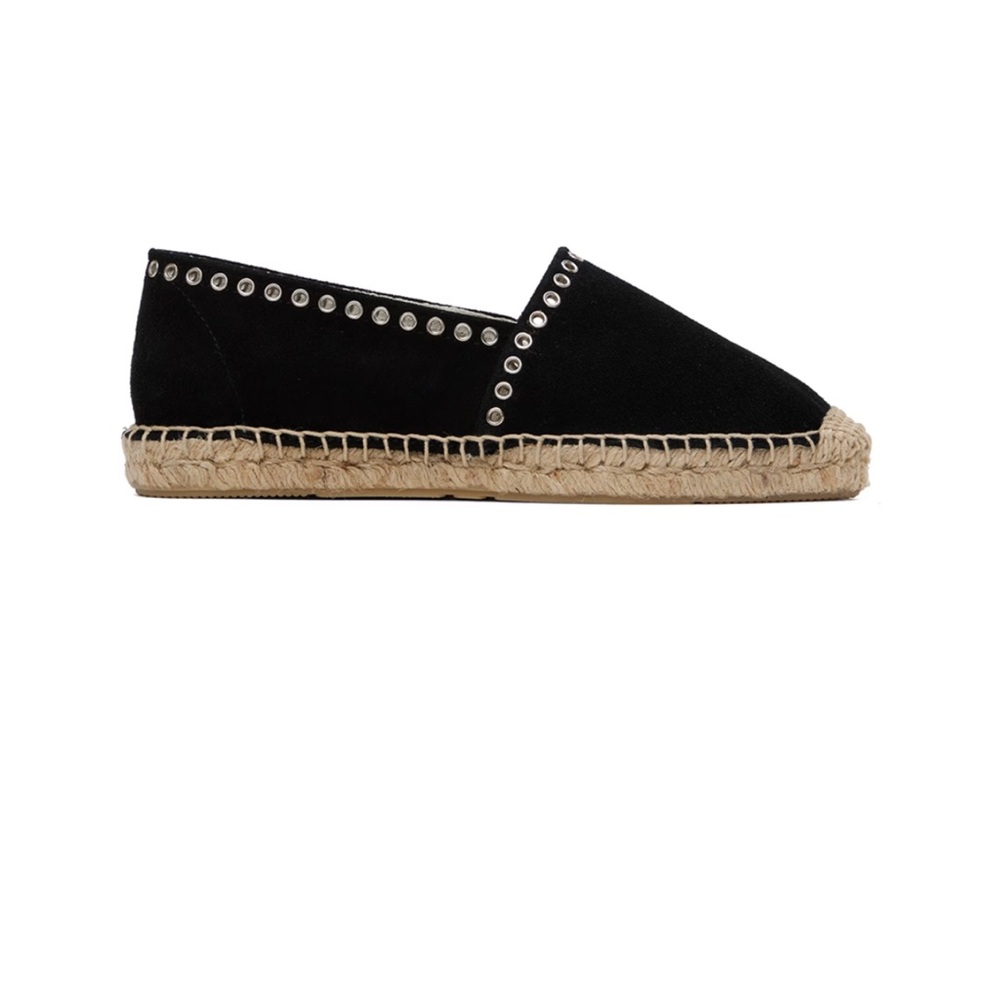 ISABEL MARANT Black Canae Espadrilles